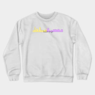 Baton Rouge Skyline Two Toned Crewneck Sweatshirt